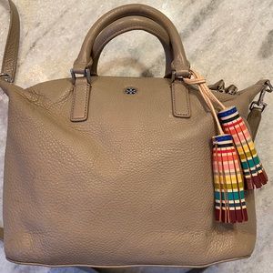 Tory Burch MULTI-COLOR SMALL SLOUCHY SATCHEL